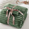 Avril Fluffy Ribbed Plush Comforter Set