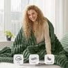 Avril Fluffy Ribbed Plush Comforter Set