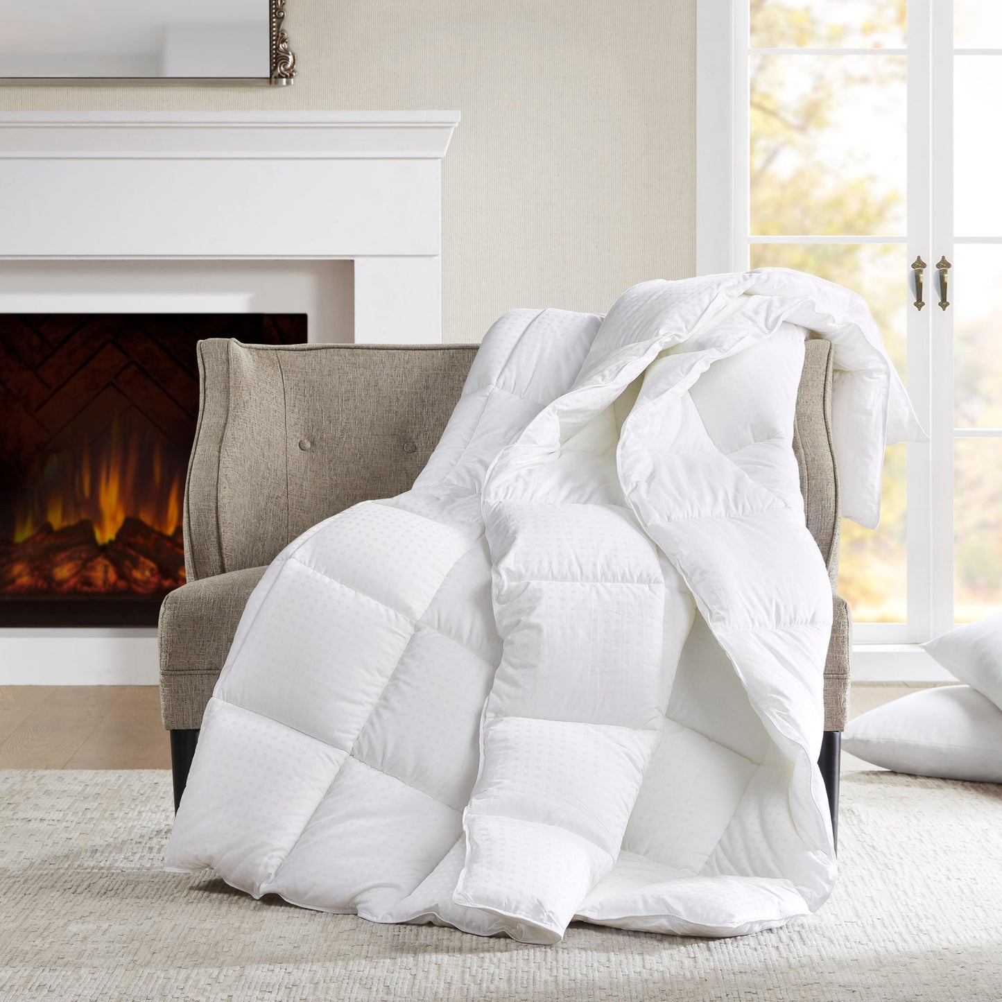 testing-Signature Dobby Cotton Down Alternative Comforter