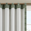 Madison Park Plaid Rod Pocket and Back Tab Curtain Panel with Fleece Lining