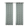 Madison Park Fretwork Print Grommet Top Window Curtain Panel
