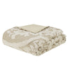 Madison Park 3 piece Tufted Cotton Chenille Damask Duvet Cover Set