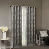 SunSmart Ogee Knitted Jacquard Total Blackout Curtain Panel
