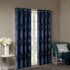 SunSmart Ogee Knitted Jacquard Total Blackout Curtain Panel