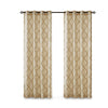 Madison Park Fretwork Print Grommet Top Window Curtain Panel