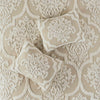 Madison Park 3 piece Tufted Cotton Chenille Damask Duvet Cover Set