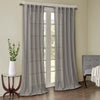 Madison Park Solid Crushed Curtain Panel Pair