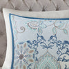 Madison Park 3 Piece Cotton Floral Printed Reversible Duvet Cover Set