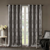 SunSmart Ogee Knitted Jacquard Total Blackout Curtain Panel