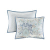 Madison Park 3 Piece Cotton Floral Printed Reversible Duvet Cover Set