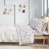 Intelligent Design Cotton Flannel Printed Sheet Set