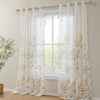 Madison Park Burnout Printed Curtain Panel
