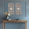Madison Park Botanical Panel Distressed Carved Wood 2-piece Wall Decor Set