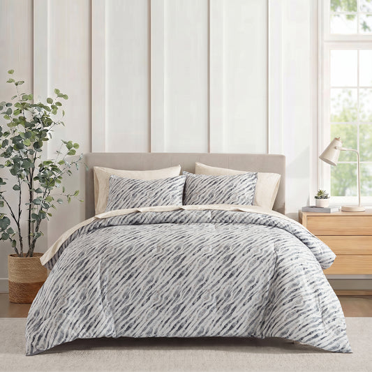 Madison Park Essentials Nixon 5 Pieces Comforter Set with Sheet Set