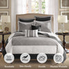 Madison Park 7 Piece Quilt Set with Euro Shams and Throw Pillows