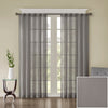 Madison Park Solid Crushed Curtain Panel Pair