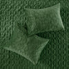 Madison Park 3 Piece Velvet Quilt Set