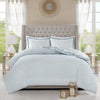 Madison Park 3 Piece Cotton Floral Printed Reversible Duvet Cover Set