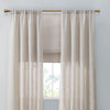 Madison Park Linen Blend Light Filtering Cordless Roman Shade