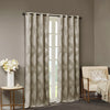 SunSmart Ogee Knitted Jacquard Total Blackout Curtain Panel