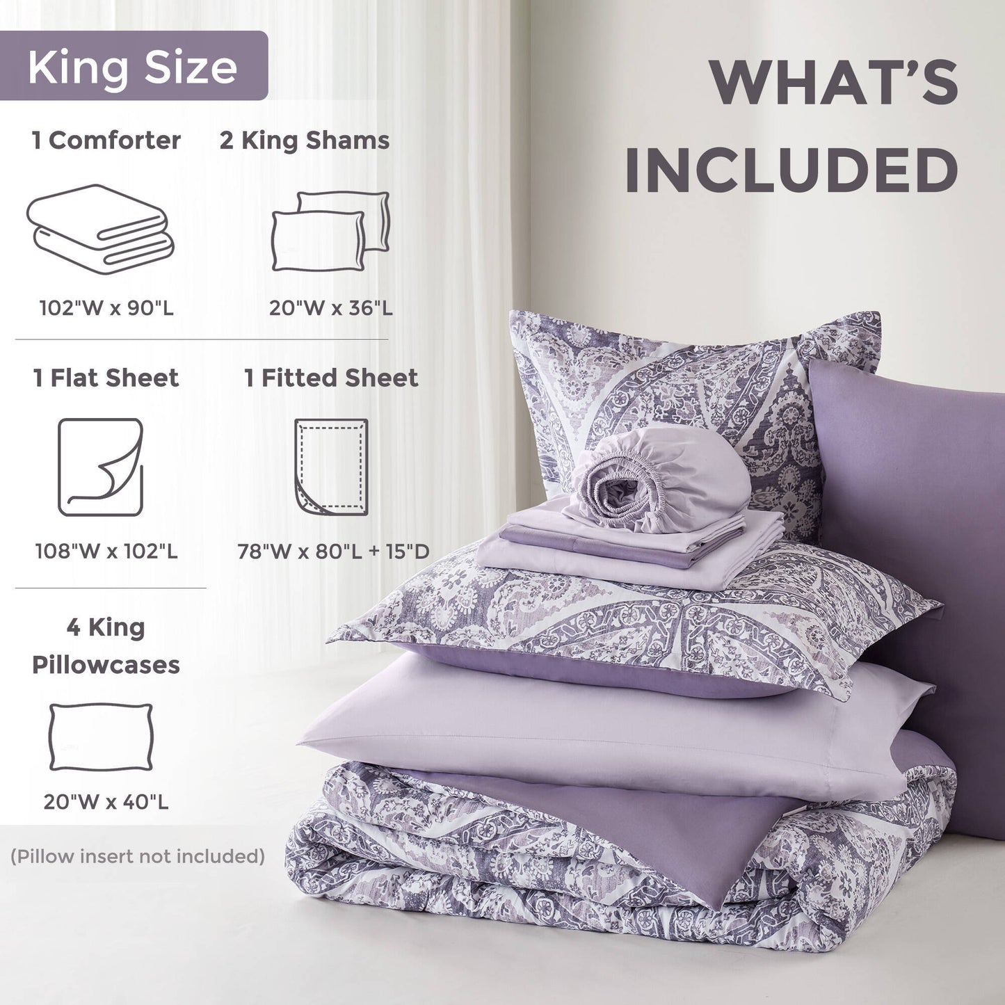 Georgia Complete Bed with Sheet Set
