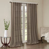 Madison Park Solid Crushed Curtain Panel Pair