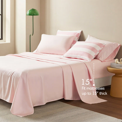 Regency Heights Echo Stripe Textured Print Comforter Set