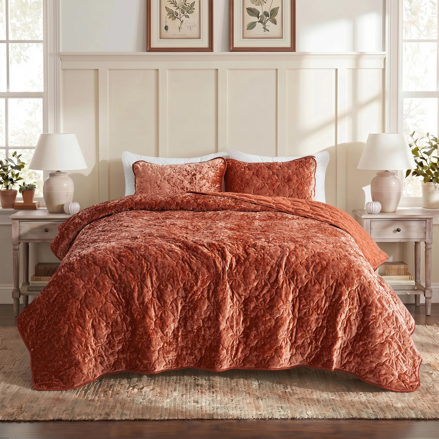 Regency Heights Juliana Velvet Quilt Mini Set