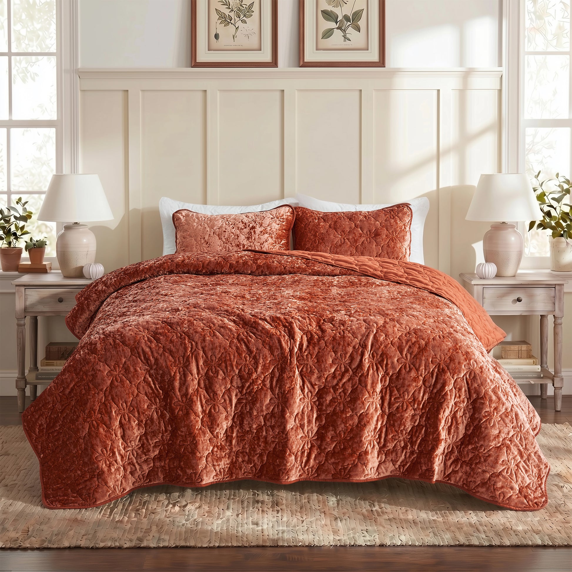 Regency Heights Juliana Velvet Quilt Mini Set