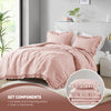 Comfort Spaces Diamond Quilted Ruffle Edge Comforter Set
