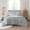 Intelligent Design 100% Polyester Brushed Microfiber Printed 5pcs Comforter Set