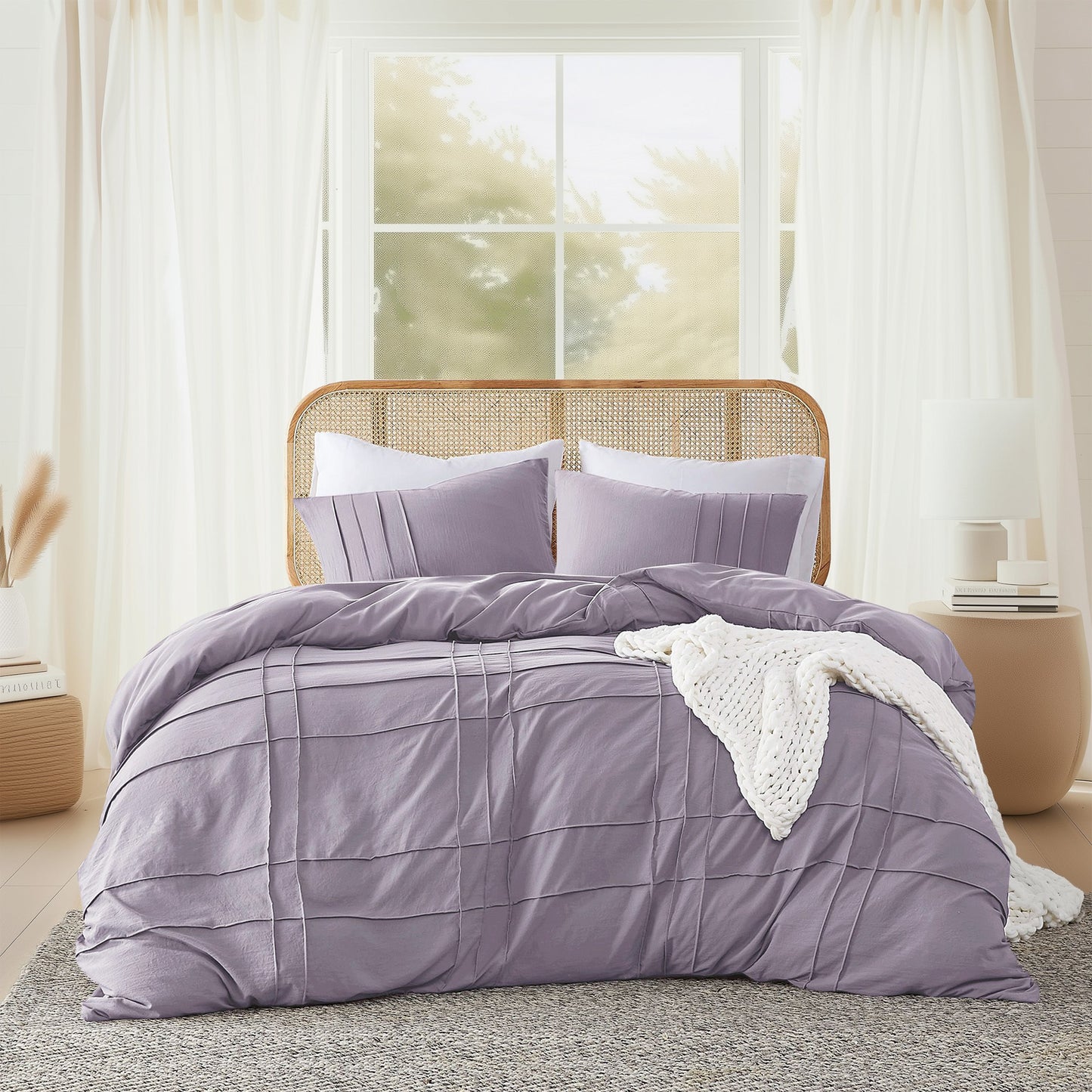 Regency Heights Porter Soft Washed Pleated Comforter Set
