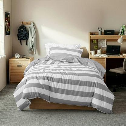 Regency Heights Echo Stripe Textured Print Comforter Set