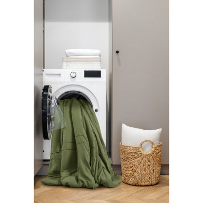 Parker Soft Washed Pleated Comforter Set