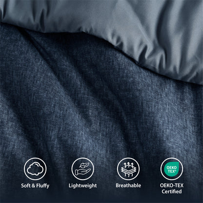 Regency Heights Camden Chambray Print Microfiber Comforter Set