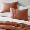 Comfort Spaces Soft Washed Pleated Duvet Cover Set