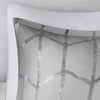 Intelligent Design Metallic Printed Comforter Set