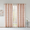 Intelligent Design Total Blackout Metallic Print Grommet Top Curtain Panel