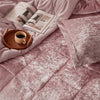 Intelligent Design Velvet Comforter Set with Throw Pillow