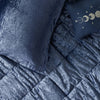 Intelligent Design Velvet Comforter Set with Throw Pillow
