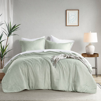 Regency Heights Camden Chambray Print Microfiber Comforter Set