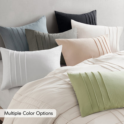 Regency Heights Porter Soft Washed Pleated Comforter Set