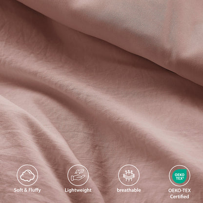 Parker Soft Washed Pleated Comforter Set