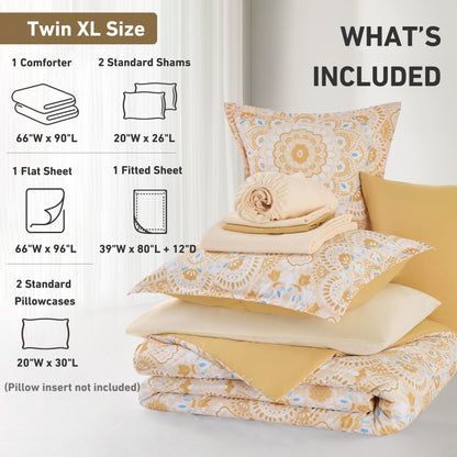 Faye Comforter with Sheet Set