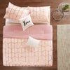 Intelligent Design Metallic Printed Comforter Set