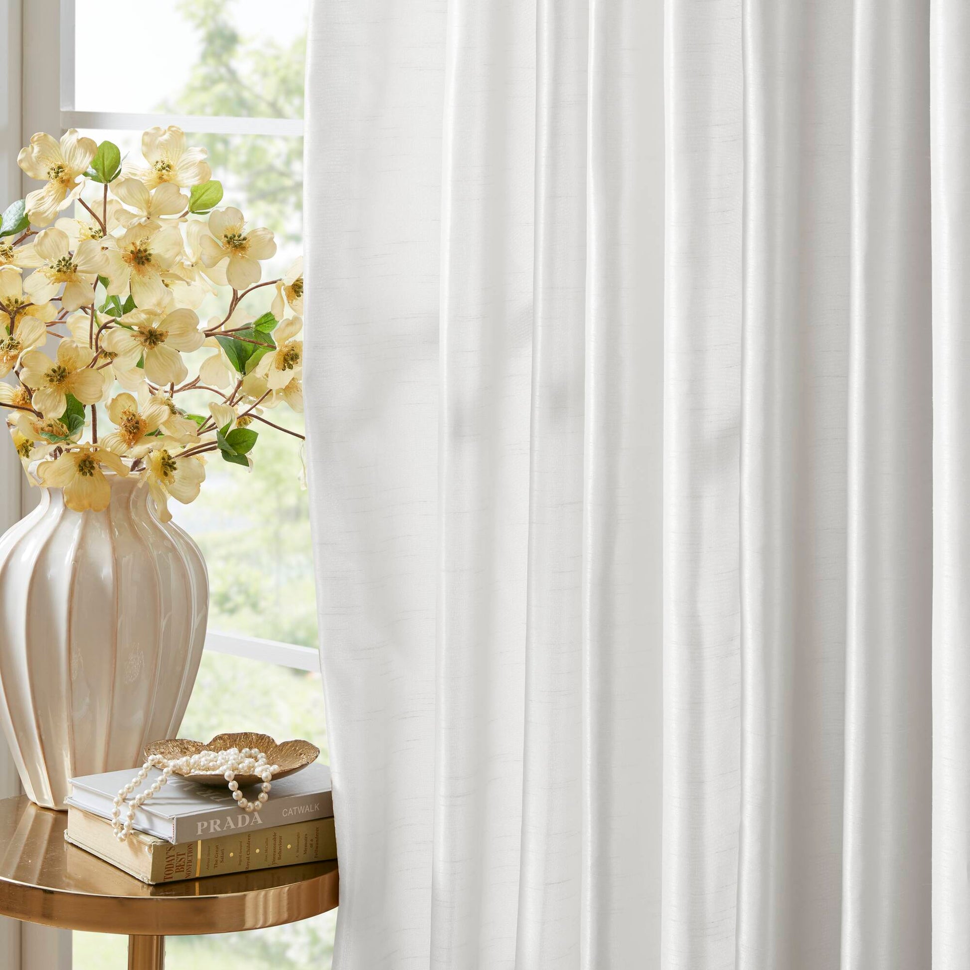 Madison Park Twist Tab Lined Window Curtain Panel