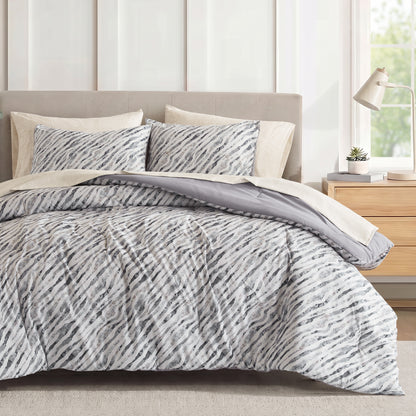 Madison Park Essentials Nixon 5 Pieces Comforter Set with Sheet Set