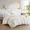 Comfort Spaces Soft Washed Pleated Duvet Cover Set