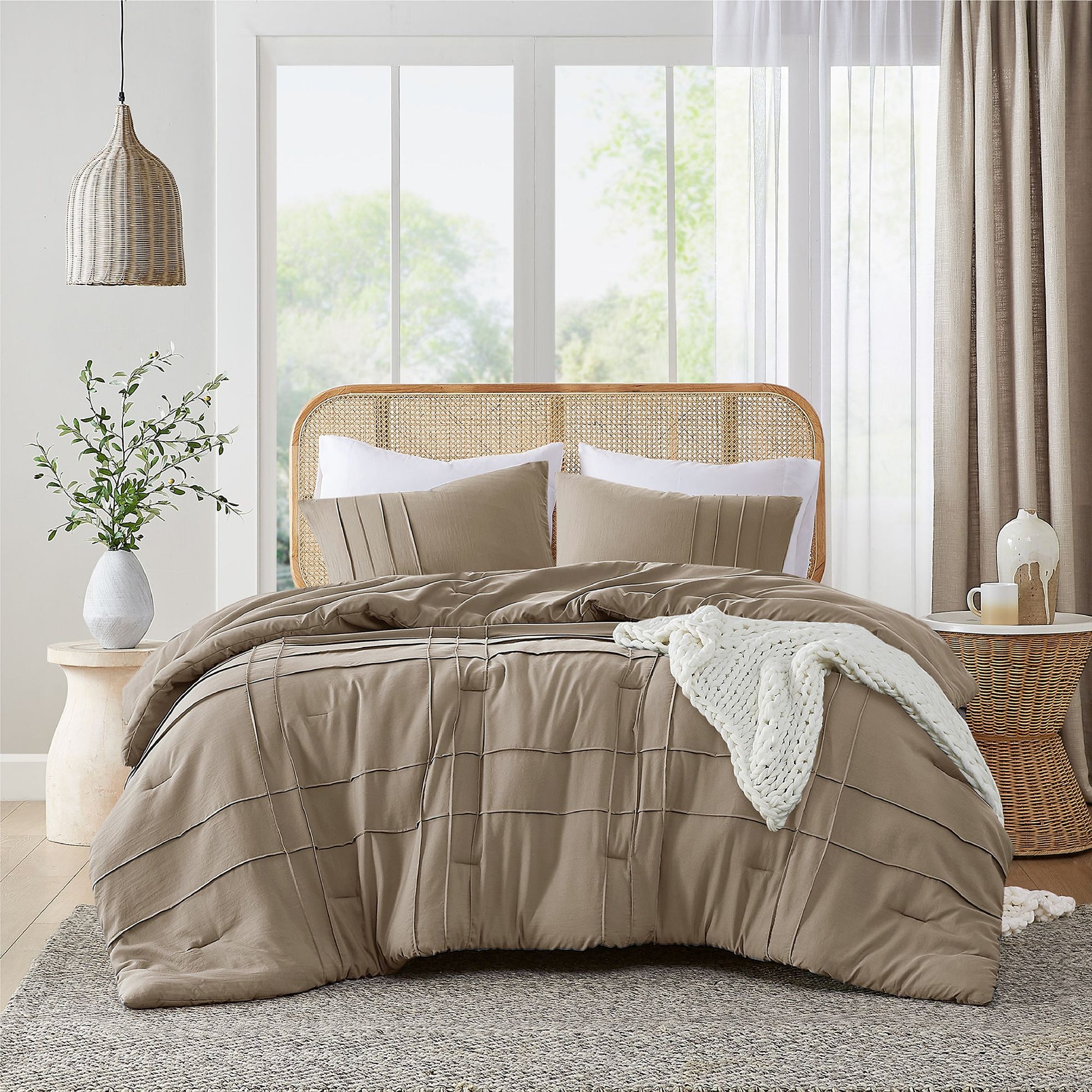 Regency Heights Porter Soft Washed Pleated Comforter Set