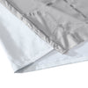 Intelligent Design Total Blackout Metallic Print Grommet Top Curtain Panel